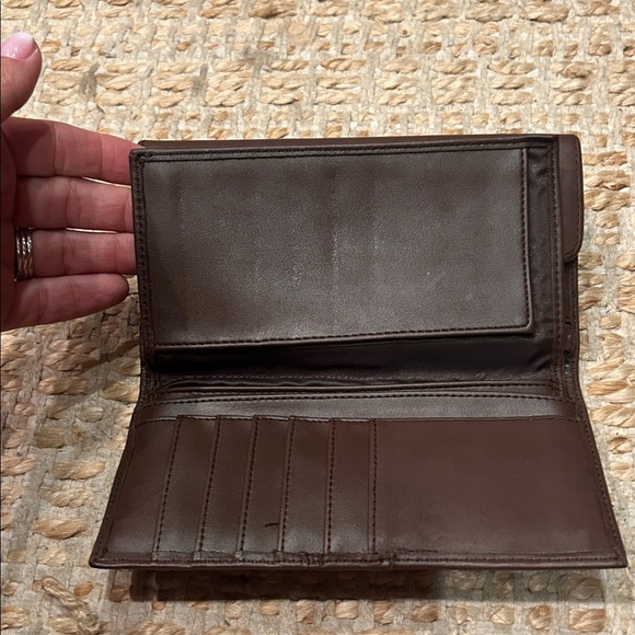 Nine West Dark Brown Leather Wallet - Picture 4 of 8